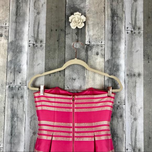 Lilly Pulitzer Sami-Ryan Dress Hotty Pink Sz 2 EUC - Picture 5 of 8